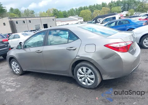 2016 Toyota Corolla Le from USA, damaged, VIN 2T1BURHE4GC613028